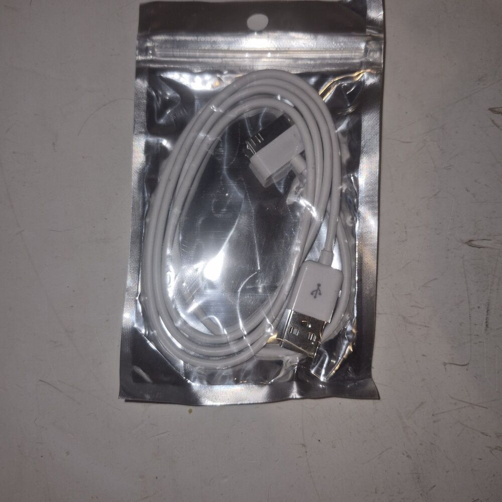 Original Genuine Apple 30Pin USB Charge Sync Cable iPhone 3 3G 4 4s iPod iPad2 3